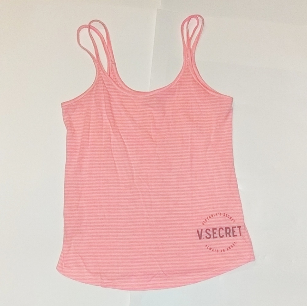 Victoria's Secret stripe pink tank always an angel